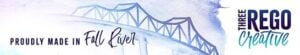 Proudly Made In Fall River logo for Three Rego Creative a website design agency.